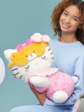 NEW Hello Kitty 18” Sleeping Plush